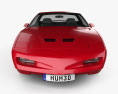 Pontiac Firebird Trans Am GTA 1993 Modelo 3D vista frontal