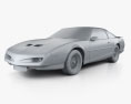 Pontiac Firebird Trans Am GTA 1993 3D 모델  clay render