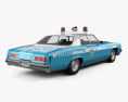 Pontiac Catalina Police 1972 3d model back view