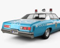 Pontiac Catalina Polícia 1972 Modelo 3d