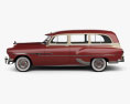 Pontiac Chieftain Deluxe Station Wagon 1953 3d model side view