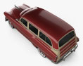 Pontiac Chieftain Deluxe Station Wagon 1953 3d model top view
