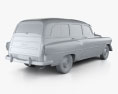 Pontiac Chieftain Deluxe Station Wagon 1953 3d model