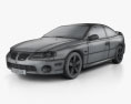 Pontiac GTO 2005 3D-Modell wire render