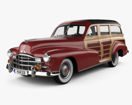 Pontiac Streamliner Eight Універсал 1947 3D модель