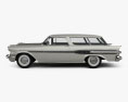 Pontiac Star Chief Custom Safari 2-door 1957 3d model side view
