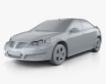 Pontiac G6 2009 3D模型 clay render
