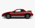 Pontiac Fiero GT 1985 Modèle 3d vue de côté