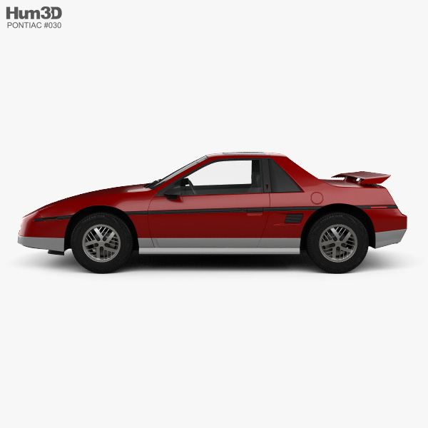 Pontiac Fiero GT 1985 3D model - Vehicles on Hum3D