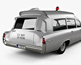 Pontiac Bonneville Station Wagon Ambulância Kennedy 1963 Modelo 3d