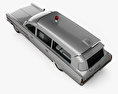 Pontiac Bonneville Station Wagon Ambulance Kennedy with HQ interior 1963 3d model top view