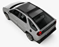 Pontiac Aztek with HQ interior 2005 3d model top view