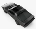 Pontiac Firebird KITT 1991 3D模型 顶视图