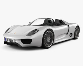 Porsche 918 spyder 2013 Modèle 3D