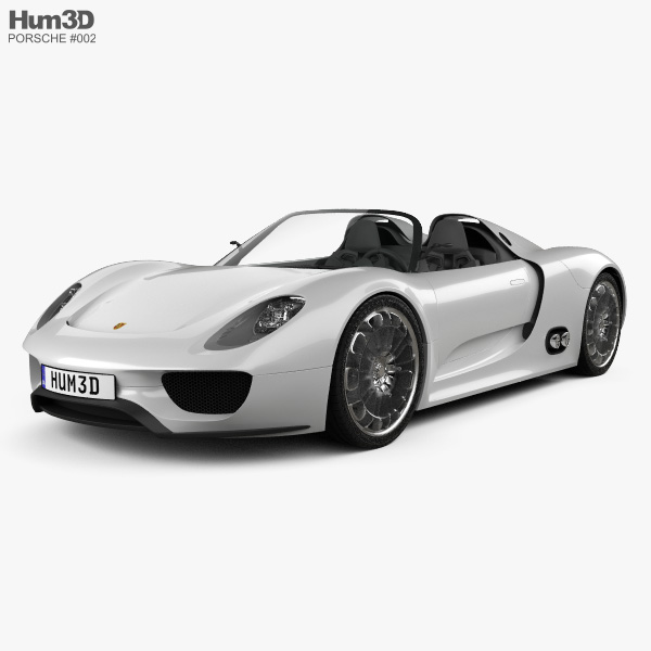 Porsche 918 spyder 2013 3D model