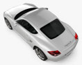 Porsche Cayman S 2014 Modello 3D vista dall'alto