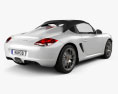 Porsche Boxster Spyder 2014 3D 모델  back view