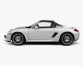 Porsche Boxster Spyder 2014 3D-Modell Seitenansicht