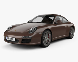 3D model of Porsche 911 Carrera S Coupe 2012