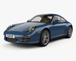 Porsche 911 Carrera 4 Coupe 2012 3D model