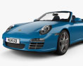 Porsche 911 Carrera 4S 敞篷车 2012 3D模型