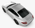 Porsche 911 Carrera GTS Coupe 2012 3d model top view