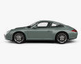 Porsche 911 Targa 4 2012 3d model side view