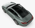 Porsche 911 Targa 4 2012 3D модель top view