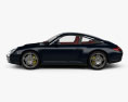 Porsche 911 Targa 4S 2012 3Dモデル side view