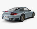 Porsche 911 Turbo S Coupe 2012 3d model back view