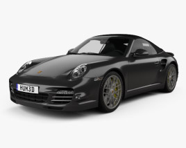Porsche 911 Turbo S cabriolet 2012 3D model