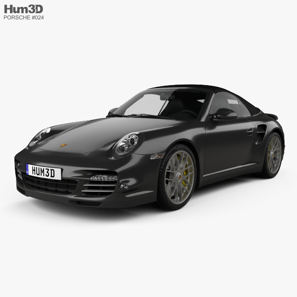 Porsche 911 Turbo S cabriolet 2012 3D model