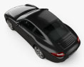 Porsche 911 Carrera Black Edition Coupe 2012 3D-Modell Draufsicht