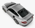 Porsche 911 GT2RS 2012 Modèle 3d vue du dessus