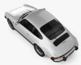 Porsche 911 Carrera Coupe 1987 3D 모델  top view