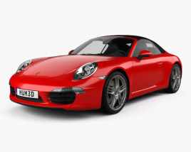 Porsche 911 Carrera cabriolet 2015 3D model