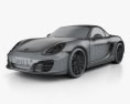 Porsche Boxster 981 2015 3D-Modell wire render