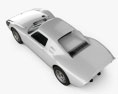 Porsche 904 1964 3d model top view