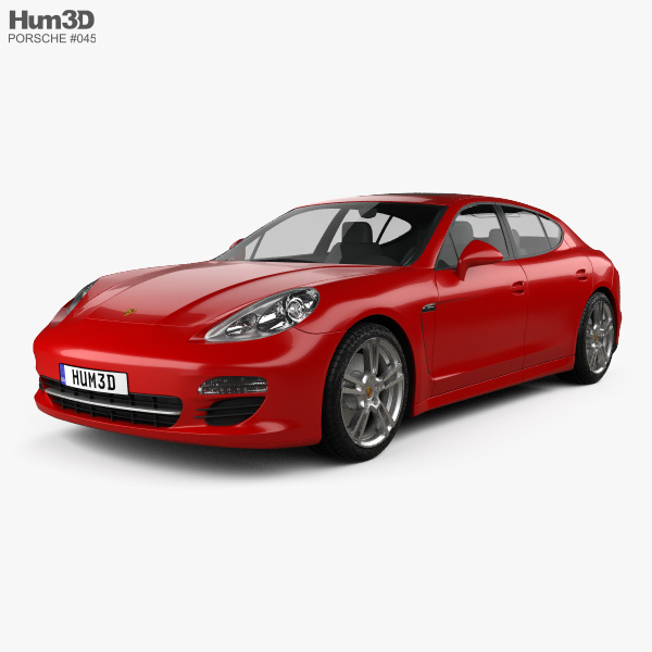 Porsche Panamera 2014 3D 모델 