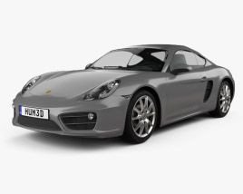 3D model of Porsche Cayman 2016