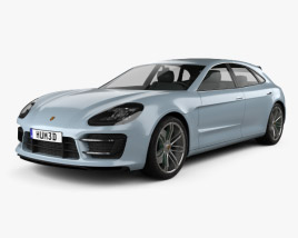 Porsche Panamera Sport Turismo 2014 3Dモデル