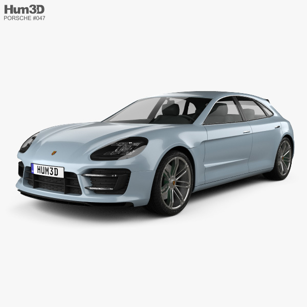 Porsche Panamera Sport Turismo 2014 3Dモデル