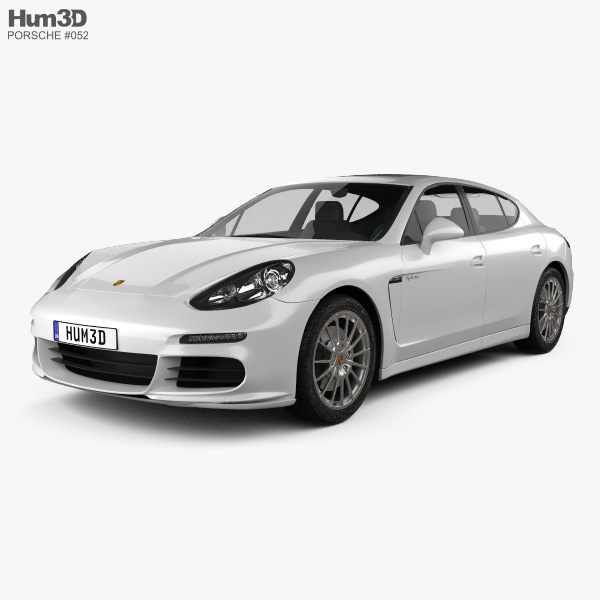 Porsche Panamera S E-하이브리드 2016 3D 모델 