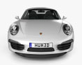 Porsche 911 (991) Carrera 50th Anniversary Edition 2016 3d model front view