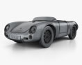 Porsche 550 spyder 1953 3Dモデル wire render