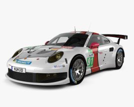 Porsche 911 Carrera (991) RSR 2015 3D model