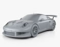 Porsche 911 Carrera (991) RSR 2015 3d model clay render
