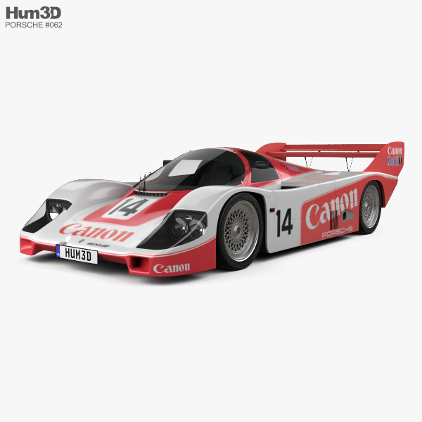 Porsche 956 C 1984 3Dモデル