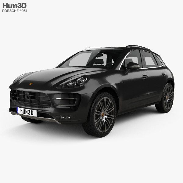Porsche Macan Turbo 2017 3Dモデル