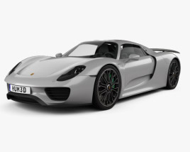 Porsche 918 Spyder 2017 3D model